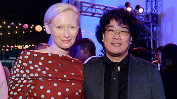 Bong Joon-ho, Chris Evans, Snowpiercer opening, Los Angeles Film Festival HD wallpaper