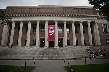Harry Elkins Widener Memorial Library, Harvard University HD wallpaper