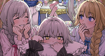 Wジャンヌ, Fate/Grand Order, Jeanne d'Arc (Fate Series), Marie Antoinette (Fate/Grand Order), Anime HD wallpaper