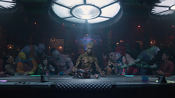 Chris Pratt, Peter Quill, Will Poulter, Adam Warlock, Zoe Saldana, Karen Gillan, Sean Gunn, Dave Bautista, Vin Diesel, Guardians of the Galaxy Vol 3 HD wallpaper