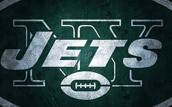 New York Jets, American football team, Grunge artwork, High-quality logo HD wallpaper