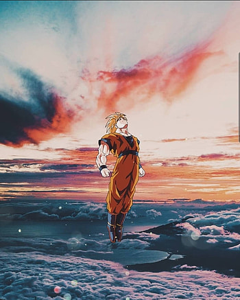 SuPeR KaKaRoT, cloud, sky HD phone wallpaper