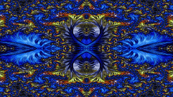Trippy Fractal Art, trippy, psychedelic, aesthetic, Abstract, fractal HD wallpaper