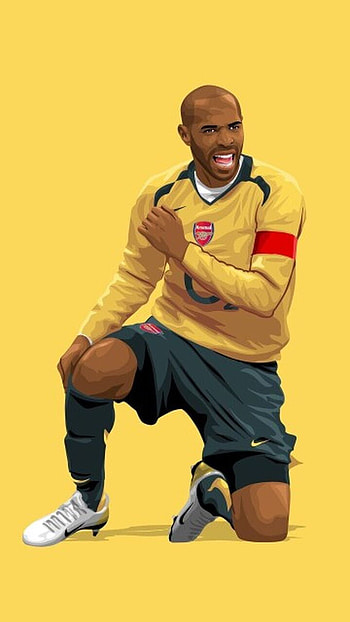 Thierry H, o2, nike, football, Henry, arsenal HD phone wallpaper