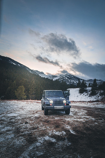 Winter, Mountains, Snow, Cars, Car, Suv, Jeep, Grey HD phone wallpaper
