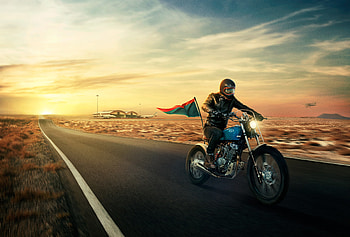 Ram Custom Bike, bikes, behance, artist HD wallpaper