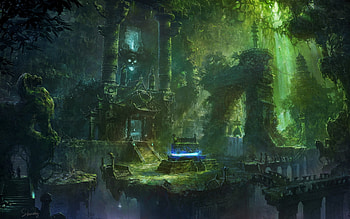 ArtStation - Ancient tomb, li shuxing HD wallpaper