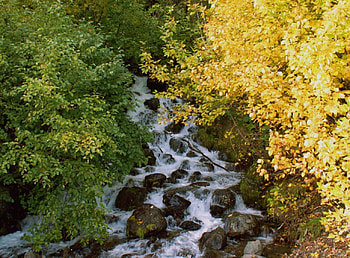 Mountain waterfall, waterfalls, nature HD wallpaper