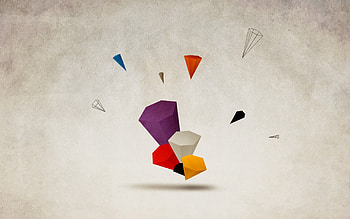 Abstract, Form, Flight, Forms, Geometric, Figurines, Figures HD wallpaper