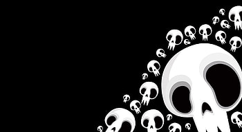 Vector, Drawing, , Skull HD wallpaper