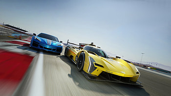 Forza Motosport Cadillac Racing V Series And 2024 Chevrolet Corvette E Ray, forza-motorsport-7, forza, 2023-games, games, pc-games, xbox-games, ps-games, ps5-games, cadillac, chevrolet-corvette-eray HD wallpaper
