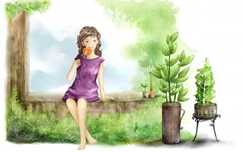 little girl HD wallpaper