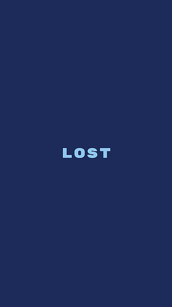 Lost, Words, Minimalism, Inscription, Word HD phone wallpaper