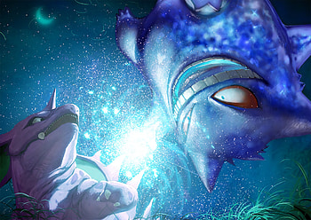 Nidorino, Gengar HD wallpaper