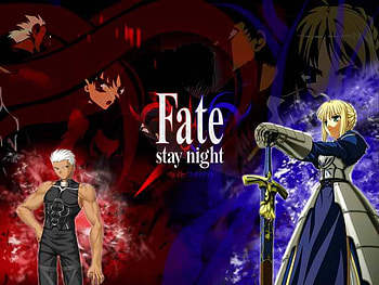 archer and saber, archer, saber, anime, fate HD wallpaper