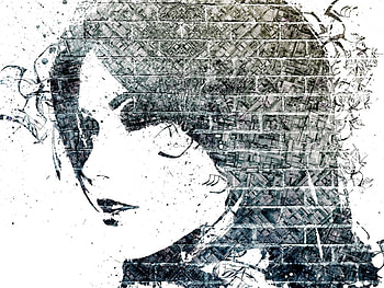 wall girl, cg, abstract HD wallpaper