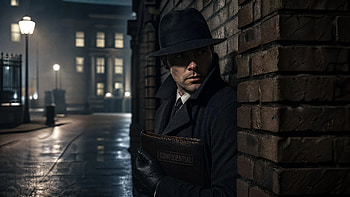 Spy, Detective, Noir, Fedora HD wallpaper