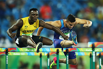 Devon Allen and Omar McLeod, Hurdling HD wallpaper