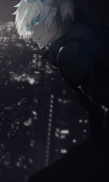 Satoru Gojo: Midnight Gaze — Jujutsu Kaisen , Satoru Gojo, Anime, Jujutsu Kaisen HD phone wallpaper