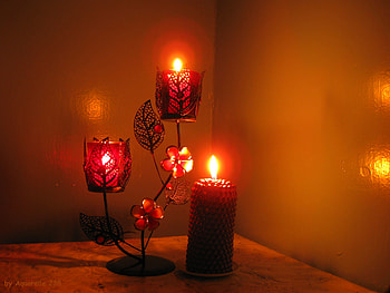 Candlestick, Candles, Glow, Holiday, Fire, Light HD wallpaper