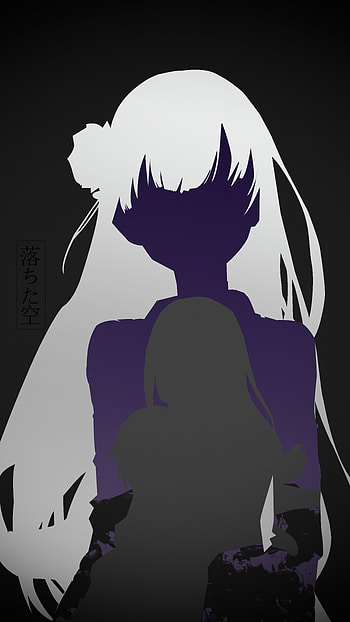 Emilia, aesthetic, Anime, minimalistic, rezero, re zero HD phone wallpaper