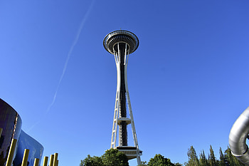 Space Needle, Seattle, Utah's adventure, Family HD wallpaper