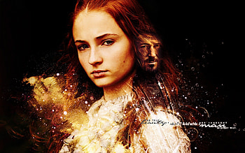 Game of Thrones - Sansa Stark, tv show, Sophie Turner, a song of ice and fire, HBO, , , Sansa, westeros, GoT, fantastic, medieval, game, entertainment, house, Game of Thrones, essos, fantasy, show, Stark, thrones, George R R Martin, redhead, skyphoenixx1 HD wallpaper