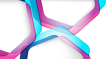 Abstract Blue Multicolor Purple Shapes Vector White Background HD wallpaper
