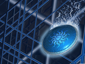 Relic, 3d and cg, blue, abstract HD wallpaper