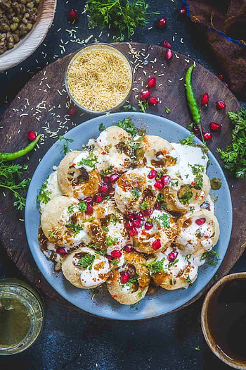 Dahi Puri Recipe (Step by Step + Video) Indian Street Food, Panipuri HD phone wallpaper