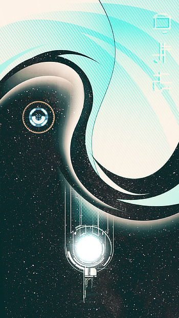 Retro Sci-fi, abstract, stars, scifi HD phone wallpaper