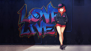 Nishikino Maki Love Live , anime-girl, anime, artist, artwork, digital-art HD wallpaper