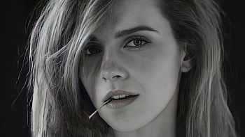 Emma Watson, Monochrome, 2020, Celebrities HD wallpaper