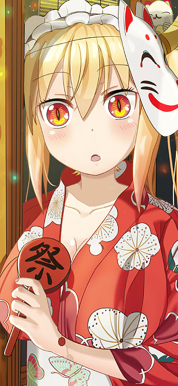 The Dragon Maid, Miss Kobayashi's Dragon Maid, Tohru (Miss Kobayashi's Dragon Maid), Anime HD phone wallpaper
