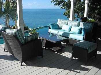 Welcome To Mariposa, chairs, table, mariposa, view, deck, ocean HD wallpaper