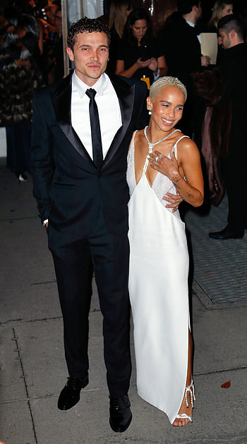 Zoe Kravitz, Swirl wedding, Lenny Kravitz's Paris home, Romantic celebration HD phone wallpaper