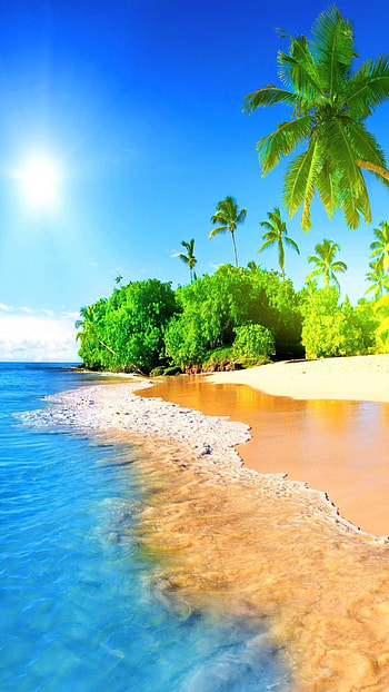 Unique, Beach HD phone wallpaper