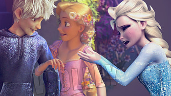 Jack Frost Leaving Elsa For Rapunzel! Sad or Happy? - Disney Frozen & Tangled Puzzle Game For Kids HD wallpaper