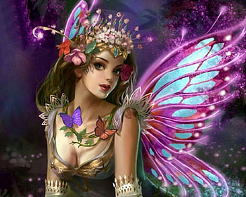 Beautiful Fairy, fairy, wings, art, woman HD wallpaper
