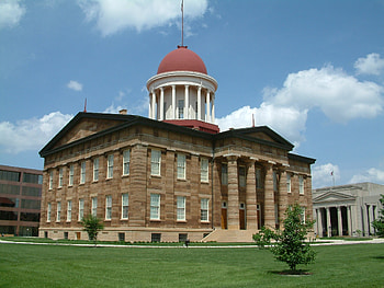 Springfield, Illinois, State capital, Restored pics4learning HD wallpaper