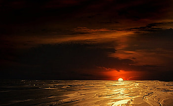 Beautiful Sunset, amazing, sun, land, sunset HD wallpaper