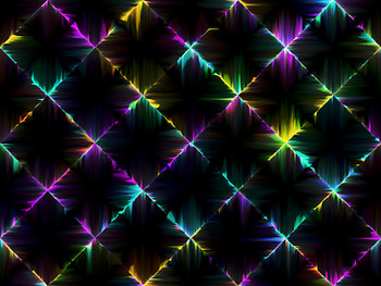 Neon lights, dark, squares, colorful HD wallpaper