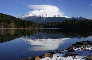 Beautiful View, Lake, View, Clouds, Mountain HD wallpaper