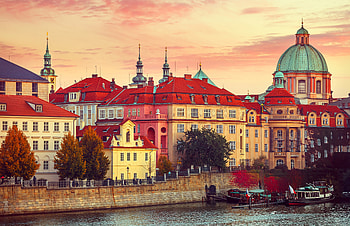 Building, Architecture, , Prague, Boat, City, Cityscape, Czech Republic, Dome, Cities HD wallpaper