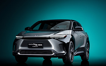 Toyota bZ4X, 2021, front view, exterior, new bZ4X, electric crossover, electric cars, e-TNGA, Japanese cars, Toyota HD wallpaper