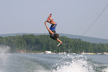 Backflip, Wakeboarding HD wallpaper