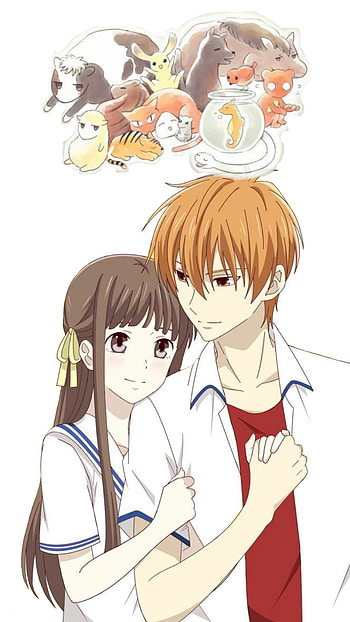 Kyo y Tohru, eye, Fruits basket HD phone wallpaper