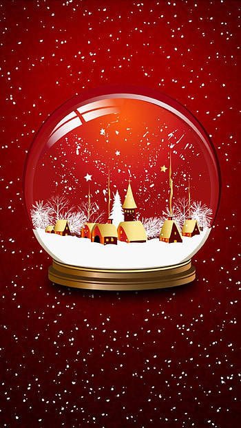 Happy New Year, Red Abstract HD phone wallpaper