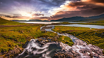 Kirkjufellsa-river, iceland, river, Nature, Kirkjufellsa HD wallpaper