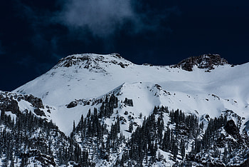Nature, Trees, Mountains, Snow, Vertex, Top HD wallpaper